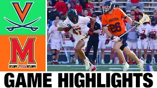 #4 Virginia vs #5 Maryland Lacrosse Highlights | 2024 College Lacrosse | NCAA Lacrosse