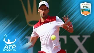 Vintage Novak Djokovic shots vs Lajovic | Monte-Carlo 2018 First Round