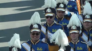 UCLA Marching Band at UCLA vs. UB Football, Parade Block into Rose Bowl