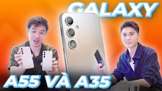 Quá bất ngờ! Samsung Galaxy A55 & A35 trên tay mình: A55 viền nhôm, kính Gorilla 7, dưới 10 củ!