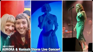 AURORA & Hannah Storm LIVE & Meeting Full HD 28/11/2022 || Touring with @AuroraMusic   Part 7