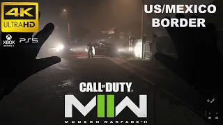 US/Mexico Border mission (Call of Duty MW2 2022) 4k Amazing truly next gen visuals Xbox series/PS5