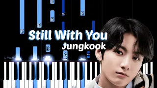 Jungkook Piano Tutorial | "Still With You" | Easy Beginner Tutorial