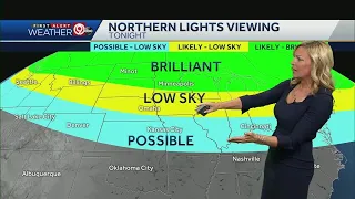 Northern Lights may be visible in Kansas City tonight