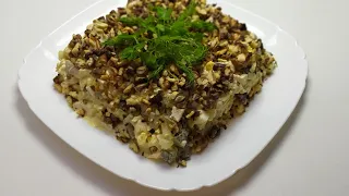 Рецепт#САЛАТА с Грецкими орехами. Сытный и вкусный салат на Новый год 2020.