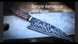 Knife making: chef knife