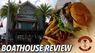 The Boathouse Lunch Review with Burgers, Clams, Bisque & More! | Disney Dining Show