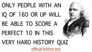 History Trivia Quiz - 10 trivia questions to train your brain