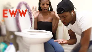 Throwing Up Blood Prank On Friend!!