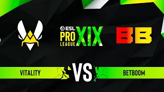 Vitality vs. BetBoom - Map 1 [Mirage] - ESL Pro League Season 19 - Group B