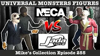 Neca vs Jada Toys - Universal Monsters - Invisible Man & Wolfman