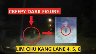 Creepy Dark Figure Standing. Lim Chu Kang Lane 4, 5, 6 - SINGAPORE 🇸🇬