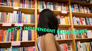 exploring cool bookstores in nyc vlog