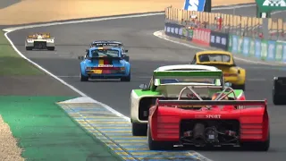 LE MANS CLASSIC 2023 / PURE SOUND / NIGHT / MULSANNE STRAIGHT / 787B / 935K / 917K / F1 GTR