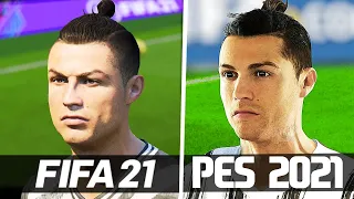 FIFA 21 vs PES 2021 - Juventus F.C.  Faces Comparison