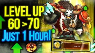 From 60 to 70 Level UNDER 1 HOUR! (Not Nerfed)! Fastest Leveling in WoW Dragonflight / GUIDE