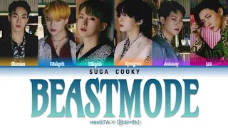 MONSTA X 몬스타엑스 - BEASTMODE Lyrics (Color Coded Lyrics Han/Rom/Eng)