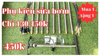 Báo giá phụ kiện sửa chữa bơm tay cao áp giá rẻ| chỉ từ 130k - 150k phụ kiện bơm cao áp pcp đủ loại.