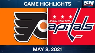 NHL Game Highlights | Flyers vs. Capitals - May 8, 2021