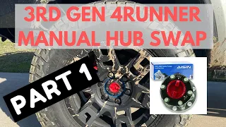 Toyota 4runner Manual Hub Swap - 1 of 2