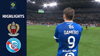 OGC NICE - RC STRASBOURG ALSACE (0 - 3) - Highlights - (OGCN - RCSA) / 2021-2022