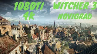 The Witcher 3 Novigrad GTX 1080ti Ryzen 1800x 4k Gameplay Test