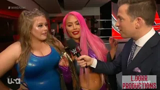 Eva Marie and "Dudrop" Piper Niven Entrance and Promo Raw June 21st 2021