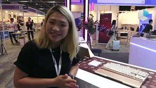 Nuphy Gem, Air V2 and Halo V3 mechanical keyboards at GSHKShows2024