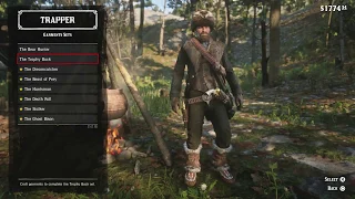 Red Dead Redemption 2 100% Walkthrough Ch 2 Pt 124 Garment Trophy Buck Legend Buck & Fox Range Glove