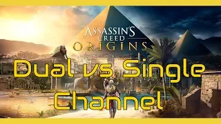 Assassin's Creed: Origins Dual vs Single Channel RAM FRAMERATE TEST [MSI 1080+I7 6700K]
