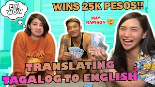 Translating tagalog to english with Rr Enriquez, Jj Helterbrand | Melissa Enriquez