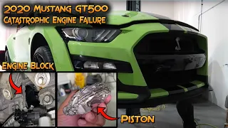 2020 MUSTANG GT500 ENGINE EXPLODES