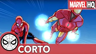 El Hombre Araña y Iron Man | Día de Entrenamiento 1 | Marvel Comics 🗯️