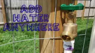 Add a Water Spigot Anywhere in Your Yard!