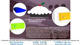 ANSYS FLUENT TRAINING: Icing of a 3-D Airfoil Surface, CFD Simulation