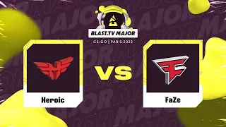 CS:GO :- FaZe Clan vs Heroic - BLAST.tv Major - Champions Stage Quarterfinals [ Nuke ] Map 1