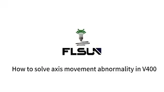 How to solve axis movement abnormality in V400