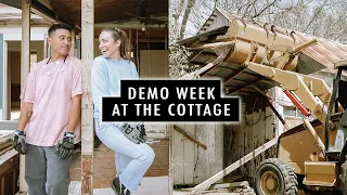 DEMO WEEK AT THE COTTAGE | Renovating our 100-Year-Old Cottage | XO, MaCenna