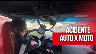 🚨Acidente auto x moto(Código3) #192 #samu #ambulancia #viral #socorrista #deslocamento #sos