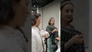 迪丽热巴 2023时尚芭莎年度派对 后台花絮  Dilraba 2023 BAZAAR ICONS Backstage BTS