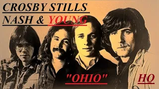 HQ  CROSBY STILLS NASH & YOUNG CSNY  -  OHIO  Best Version!  high fidelity audio & LYRICS