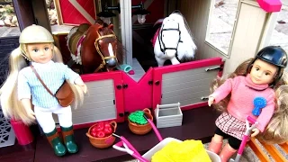 LORI HORSE STABLE, Dolls & Horses By Our Generation Unboxing!
