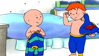 Caillou's Sleepover Guest | Caillou Cartoon