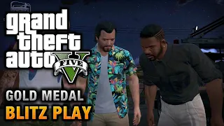 GTA V - Mission #36 - Blitz Play Heist (100% Gold Medal Walkthrough)