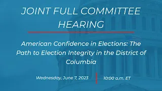 Joint Full Committee Hearing