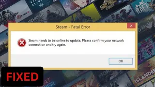 Fix Steam need to be Online to Update in Windows