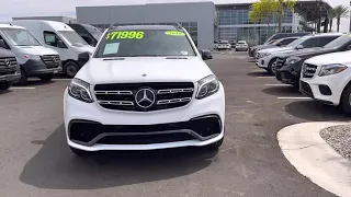 ‘18 Mercedes Benz AMG GLS 63 at Mercedes Benz of Gilbert