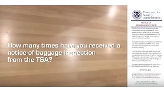 Xtra Frame Asks Professional Bowlers About the TSA