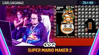 Super Mario Maker 2 by CarlSagan42 in 36:48 - Awesome Games Done Quick 2024