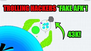 FUNNY FAKE SKIN TROLLING MACRO HACKERS!! Agar.io Mobile - TROLL REVENGE - VIDEO SKIN HACK - AGAR.IO
